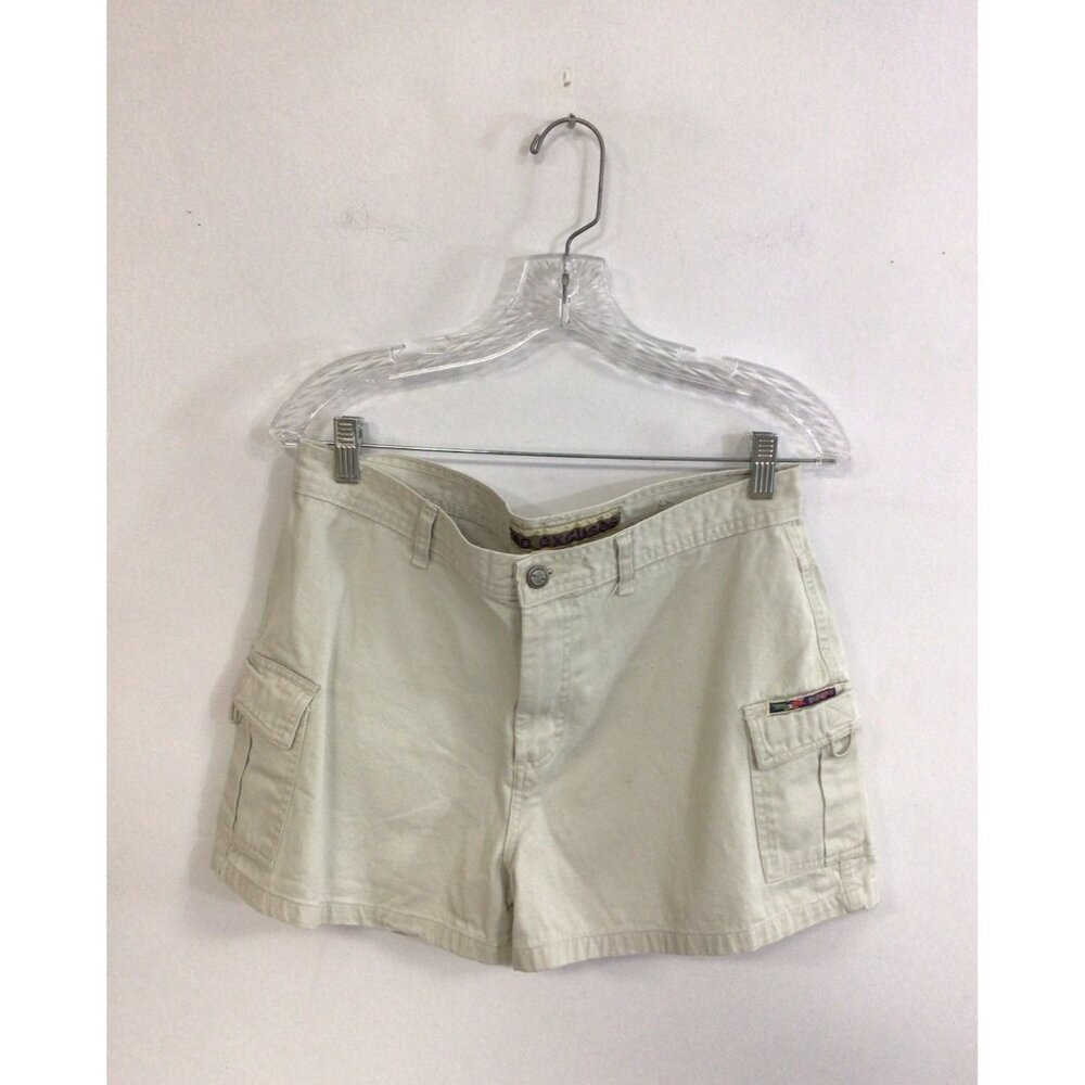 Vintage No Excuses Khaki Cargo Shorts Y2K Womens 13/14